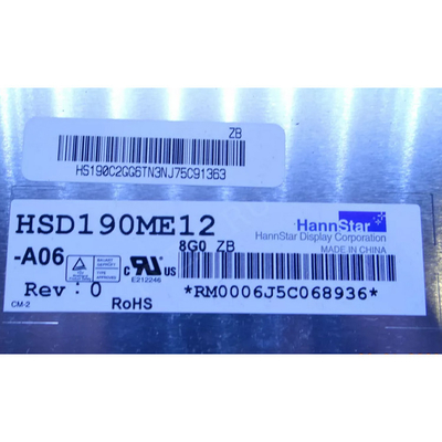 HSD190ME12-A06 19.0 ইঞ্চি এলসিডি ডিসপ্লে 1280*1024 এলভিডিএস 30 পিন এলসিডি স্ক্রিন