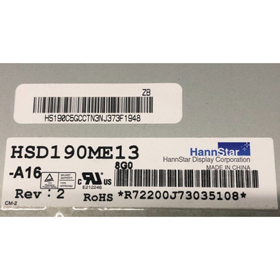 1280*1024 এলসিডি ডিসপ্লে প্যানেল HSD190ME13-A16 19 ইঞ্চি এলসিডি স্ক্রিন