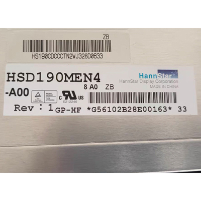 19.0 ইঞ্চি এলসিডি ডিসপ্লে মডিউল HSD190MEN4-A00 টিএফটি এলসিডি স্ক্রিন মডিউল