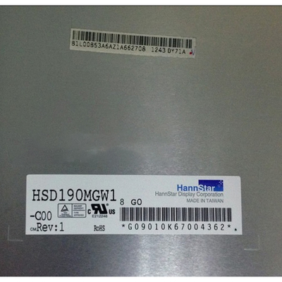 19.0 ইঞ্চি এলসিডি স্ক্রিন ডিসপ্লে সমাবেশ HSD190MGW1-C00 এলসিডি প্যানেল মডিউল