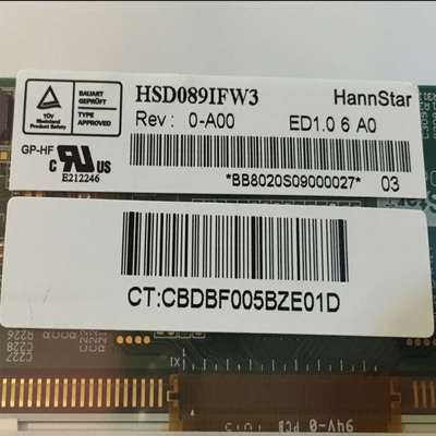 HSD089IFW3-A00 8.9 ইঞ্চি 1024*600 WLED টিএফটি এলসিডি স্ক্রিন এলসিডি মডিউল ডিসপ্লে প্যানেল