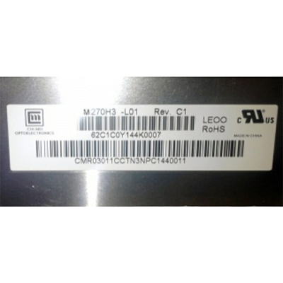 27.0 ইঞ্চি এলসিডি স্ক্রিন ডিসপ্লে প্যানেল M270H3-L01 ডেস্কটপ মনিটরের জন্য
