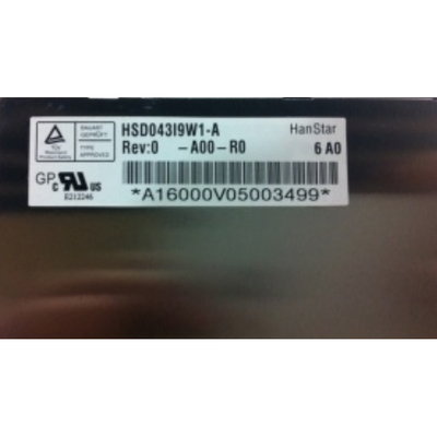 নতুন HSD043I9W1-A00-R00 এলসিডি স্ক্রিন 4.3 ইঞ্চি এলসিডি প্যানেল