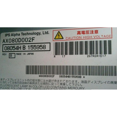 AX080D002F 32.0 ইঞ্চি এলসিডি ডিসপ্লে স্ক্রিন আইপিএস আলফা জন্য