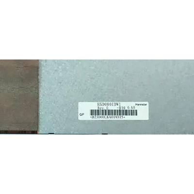 8.0 ইঞ্চি TFT Hannstar HSD080IDW1-B10 এলসিডি ডিসপ্লে স্ক্রিন প্যানেল