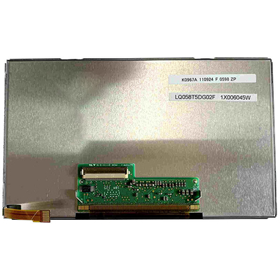 LQ058T5DG02F অরিজিনাল স্টক 5.8 ইঞ্চি এলসিডি ডিসপ্লে স্ক্রিন গাড়ী জিপিএস নেভিগেশন জন্য
