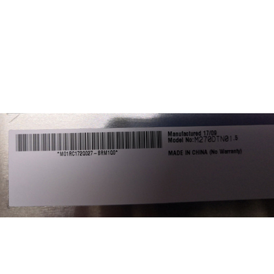RGB 2560*1440 M270DTN01.5 144Hz 108PPI এলসিডি স্ক্রিন