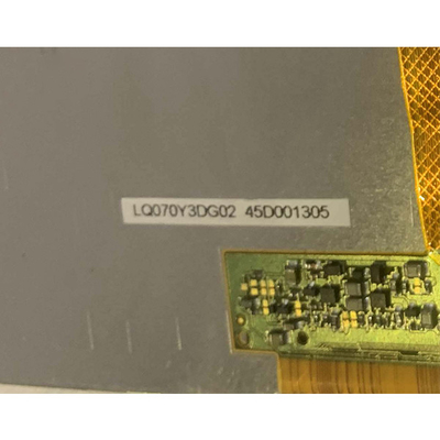 LQ070Y3DG02 নতুন 7.0 ইঞ্চি 800 * 480 টাচ এলসিডি স্ক্রিন ডিসপ্লে মডিউল প্যানেল