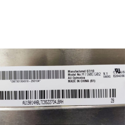 উচ্চ মানের M190EG02 V1 19.0 ইঞ্চি এলসিডি প্যানেল