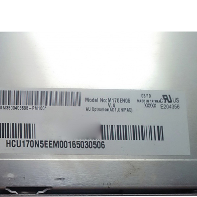 5.0V টাইপ 30 পিন M170EN05 V4 AUO এর জন্য TFT LCD প্যানেল