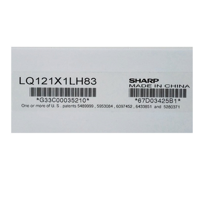 LQ121X1LH83 মূল 12.1 ইঞ্চি 1024 * 768 শিল্প TFT এলসিডি ডিসপ্লে প্যানেল