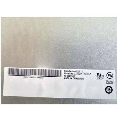 G150XTN06.A 15.6 ইঞ্চি 20 পিন উচ্চ উজ্জ্বলতা এলসিডি ইন্ডাস্ট্রিয়াল স্ক্রিন