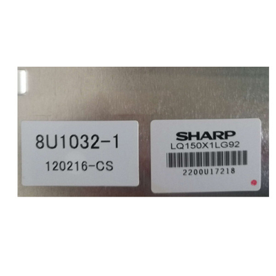 LQ150X1LW92 15.0 ইঞ্চি এলসিডি প্যানেল 1024 * 768 এলসিডি স্ক্রিন প্রদর্শন