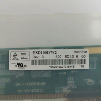 HSD100IFW2-B00 HannStar 10.1 ইঞ্চি এলসিডি প্যানেল 1024 * 600 এলসিডি স্ক্রিন