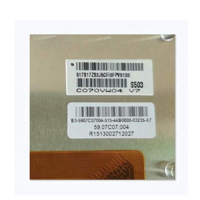 গরম বিক্রয় C070VW04 V7 7.0 ইঞ্চি 133PPI 50 পিন এলসিডি ডিসপ্লে