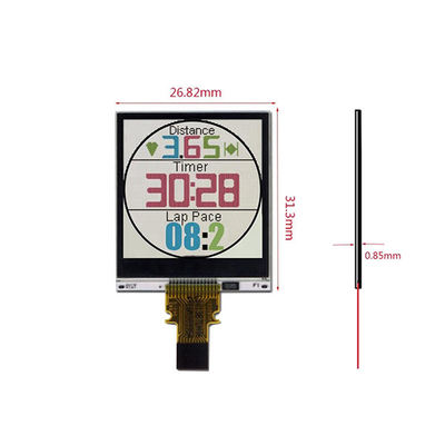 LS013B7DH06 1.33 ইঞ্চি 128 ((RGB) * 128 রেজোলিউশন এলসিডি ডিসপ্লে এলসিডি প্যানেল