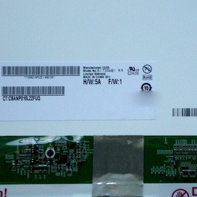 17.3 ইঞ্চি B173RW01 V3 RGB 1600 * 900 এলসিডি ডিসপ্লে সরবরাহ করুন