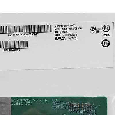 সরবরাহ B173HW02 V0 262K LED ড্রাইভার সহ LCD ডিসপ্লে