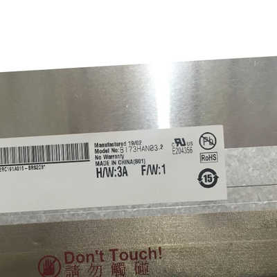 ভাল মানের B173HAN03.2 LED ড্রাইভার LCD ডিসপ্লে সঙ্গে 40 পিন