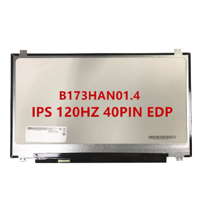 সরবরাহ B173HAN01.4 আকার 17.3 ইঞ্চি ম্যাট হার্ড লেপ এলসিডি স্ক্রিন