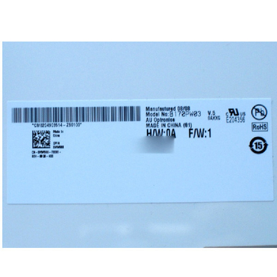 সরবরাহ 17.0 ইঞ্চি B170PW03 V5 99PPI টিএফটি এলসিডি প্যানেল