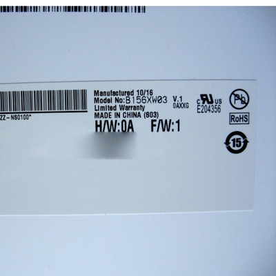 AUO এর জন্য নতুন 15.6 ইঞ্চি B156XW03 V1 এলসিডি স্ক্রিন