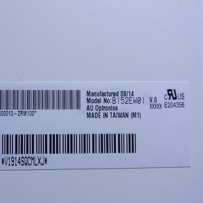 B152EW01 15.2 ইঞ্চি 1280*854 এলসিডি ডিসপ্লে এলভিডিএস