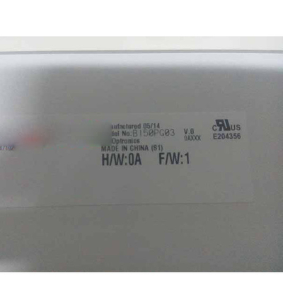 B150PG03 V0 15.0 ইঞ্চি 1400*1050 এলসিডি ডিসপ্লে টিএফটি-এলসিডি স্ক্রিন