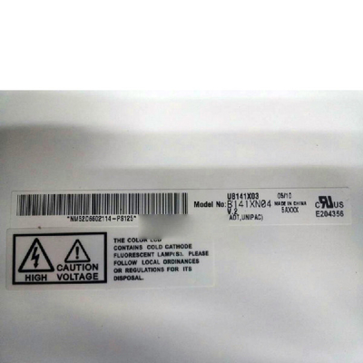 B141XN04 V2 14.1ইঞ্চি 1024*768 এলসিডি ডিসপ্লে টিএফটি-এলসিডি স্ক্রিন