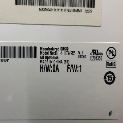 B141EW05 V1 14.1 ইঞ্চি 1280 * 800 এলসিডি ডিসপ্লে TFT-LCD স্ক্রিন