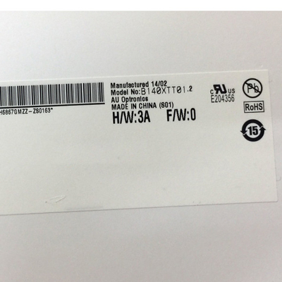 B140XTT01.2 14.0 ইঞ্চি 1366*768 ল্যাপটপের জন্য TFT-LCD স্ক্রিন