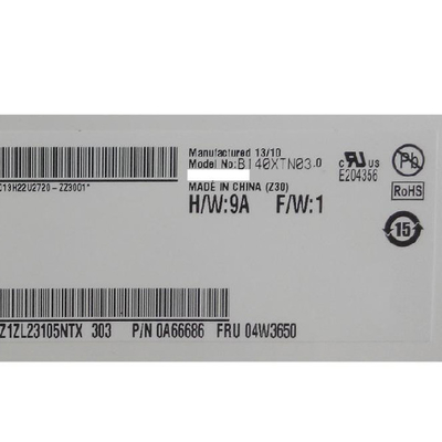 B140XTN03.0 14.0 ইঞ্চি 1366*768 ল্যাপটপের জন্য TFT-LCD স্ক্রিন