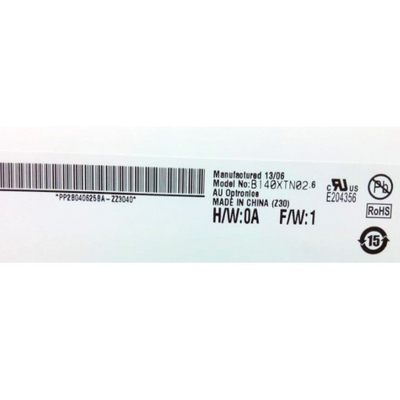 B140XTN02.6 14.0 ইঞ্চি 1366*768 ল্যাপটপের জন্য টিএফটি-এলসিডি স্ক্রিন