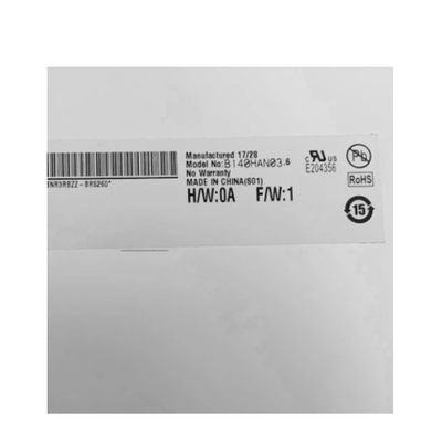 B140HAN03.6 14.0 ইঞ্চি 1920*1080 ল্যাপটপের জন্য এলসিডি স্ক্রিন ডিসপ্লে