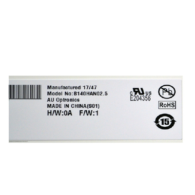 B140HAN02.5 14.0 ইঞ্চি 1920*1080 ল্যাপটপের জন্য এলসিডি স্ক্রিন ডিসপ্লে