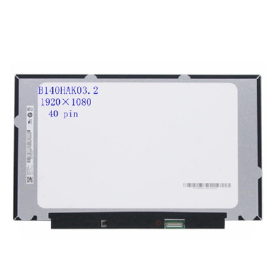 B140HAK03.2 14.0 ইঞ্চি 1920 * 1080 ল্যাপটপের জন্য এলসিডি স্ক্রিন প্রদর্শন
