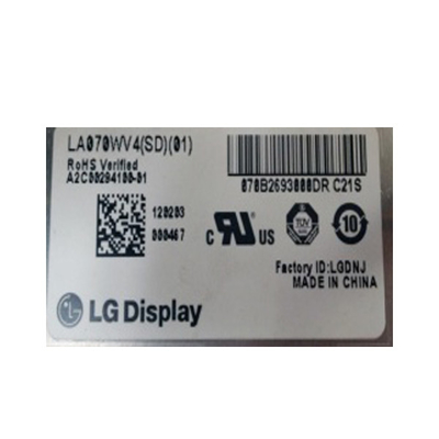 LA070WV4-SD01 7.0 ইঞ্চি এলসিডি স্ক্রিন 800 * 480 এলসিডি ডিসপ্লে