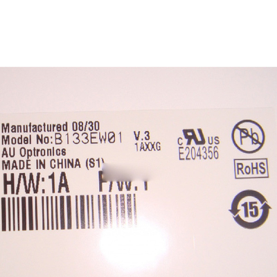 B133EW01 V3 13.3 ইঞ্চি 1280*800 টিএফটি-এলসিডি স্ক্রিন ডিসপ্লে