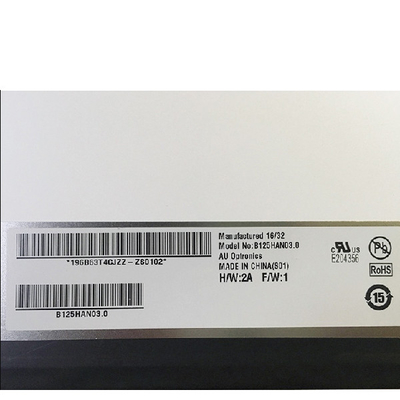 B125HAN03.0 12.5 ইঞ্চি 1920*1080 এলসিডি প্যানেল এলসিডি স্ক্রিন