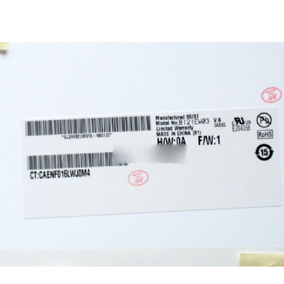 B121EW03 V9 ১২.১ ইঞ্চি ১২৮০*৮০০ টিএফটি-এলসিডি স্ক্রিন প্রদর্শন