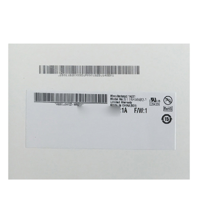 B116XAN03.1 HW1A AUO 262K 50% NTSC TFT-lcd স্ক্রিনের জন্য