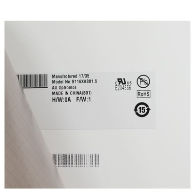 B116XAB01.5 ১১.৬ ইঞ্চি এলসিডি মডিউল ১৩৬৬*৭৬৮ এলসিডি স্ক্রিন