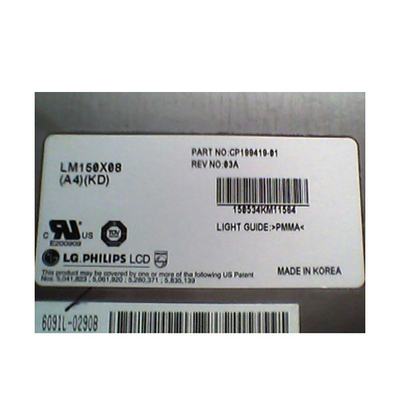 LM150X08-A4KD 15.0 ইঞ্চি 1024 * 768 60Hz এলসিডি প্যানেল প্রদর্শন
