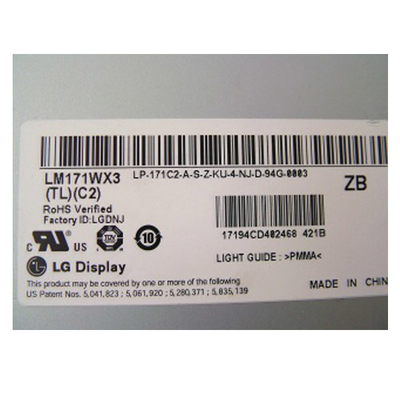 LM171WX3-TLC2 ডেস্কটপ মনিটরের জন্য 17.1 ইঞ্চি 1440*900 এলসিডি প্যানেল