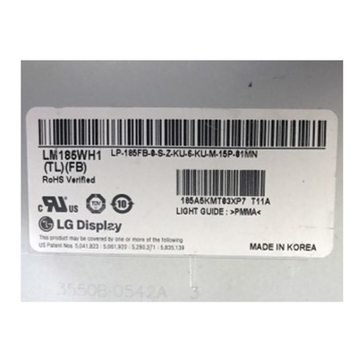 LM185WH1-TLFB ১৮.৫ ইঞ্চি এলসিডি প্যানেল ১৩৬৬*৭৬৮ এলসিডি স্ক্রিন