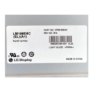 LM190E0C-SLA1 19.0 ইঞ্চি 1280*1024 এলসিডি ডিসপ্লে মডিউল