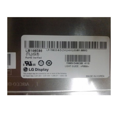 LM190E08-TLG3 19.0 ইঞ্চি এলসিডি মডিউল 1280*1024 এলসিডি স্ক্রিন