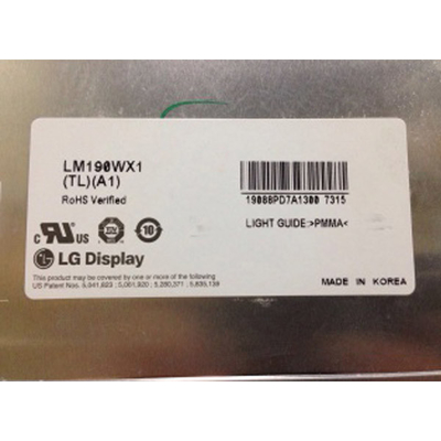 LM190WX1-TLA1 19.0 ইঞ্চি 1440 * 900 টিএফটি এলসিডি স্ক্রিন প্রদর্শন