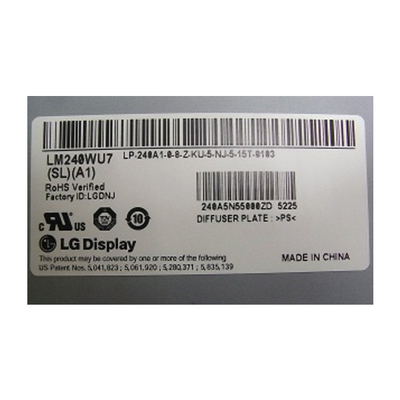 LM240WU7-SLA1 24.0 ইঞ্চি 1920*1200 কম্পিউটারের জন্য এলসিডি স্ক্রিন মডিউল