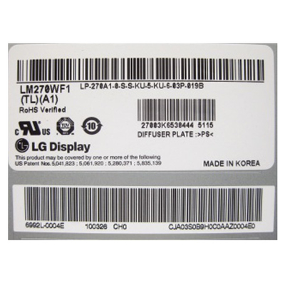 LM270WF1-TLA1 27.0 ইঞ্চি 1920 * 1080 এলসিডি প্যানেল মডিউল